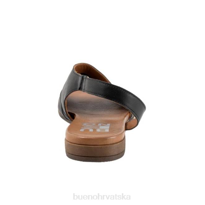X886106 Bueno Footwear štavljenje žene crno stanovima