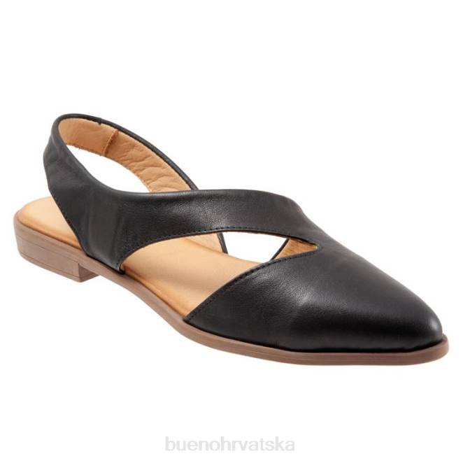 X886142 Bueno Footwear bianca žene crno stanovima