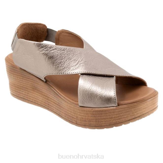 X886288 Bueno Footwear naomi žene taupe metalik pete