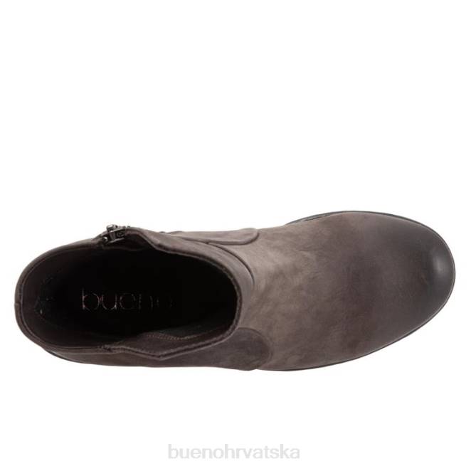 X88646 Bueno Footwear krivotvoriti žene sivi nubuk čizme