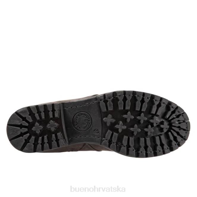 X88646 Bueno Footwear krivotvoriti žene sivi nubuk čizme