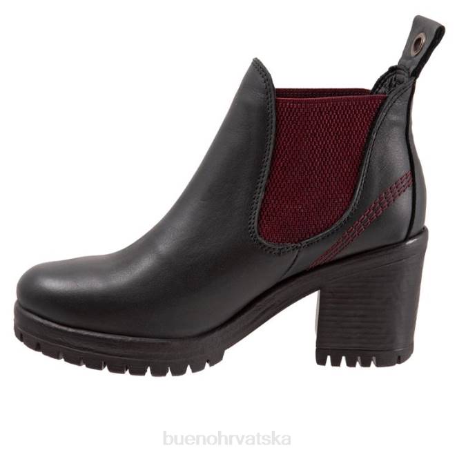 X88653 Bueno Footwear let žene crni bordoški čizme