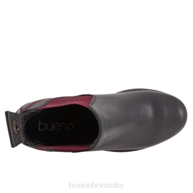 X88653 Bueno Footwear let žene crni bordoški čizme