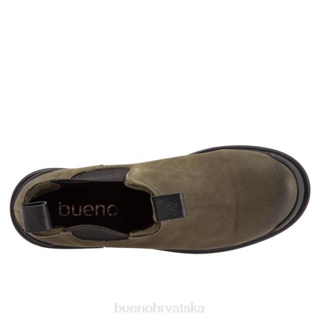 X88672 Bueno Footwear lako žene kaki nubuk čizme