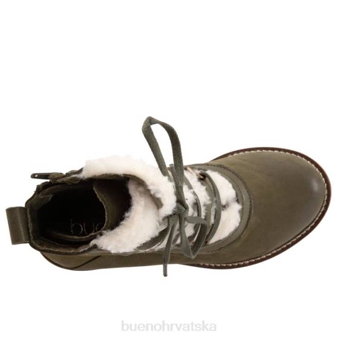 X88677 Bueno Footwear medvjedić žene kaki nubuk čizme