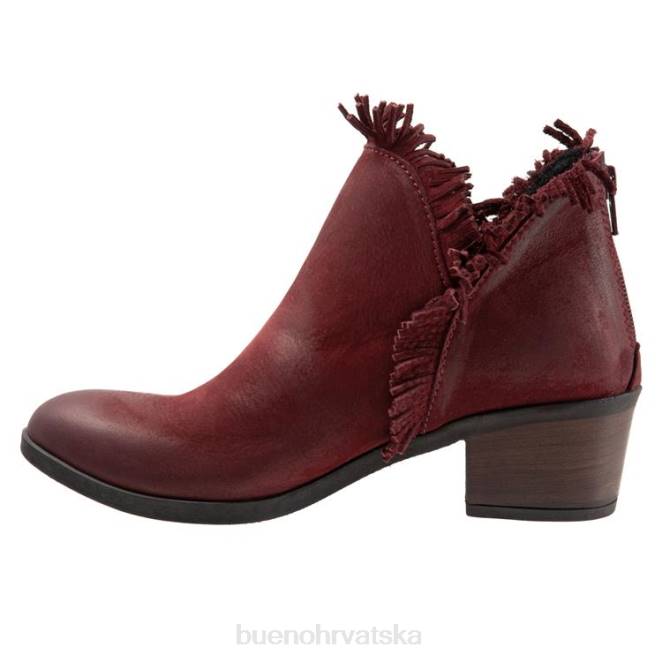 X88686 Bueno Footwear cathy žene tamnocrveni nubuk čizme