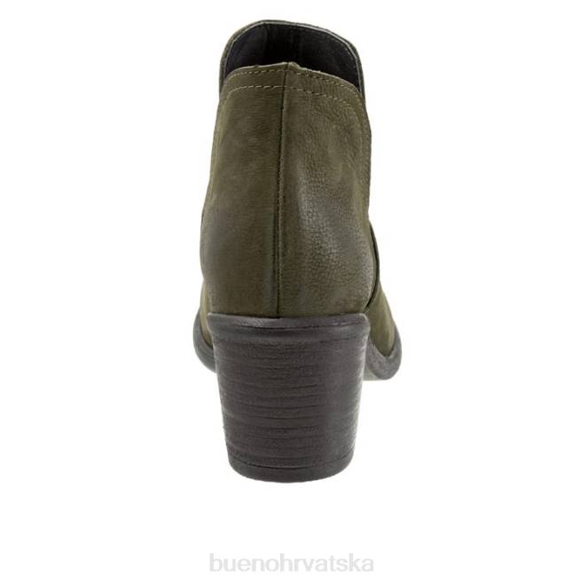 X88690 Bueno Footwear dylan žene vojnički zeleni nubuk čizme
