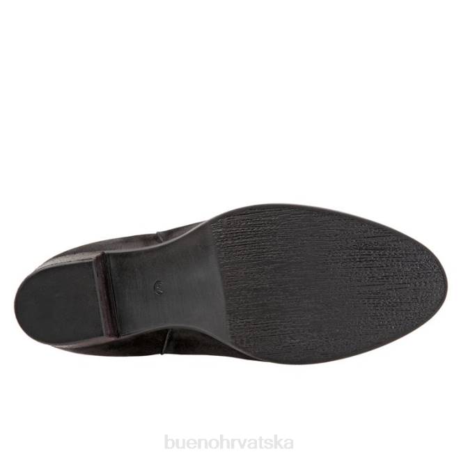 X88691 Bueno Footwear vata žene crni nubuk crveni čizme