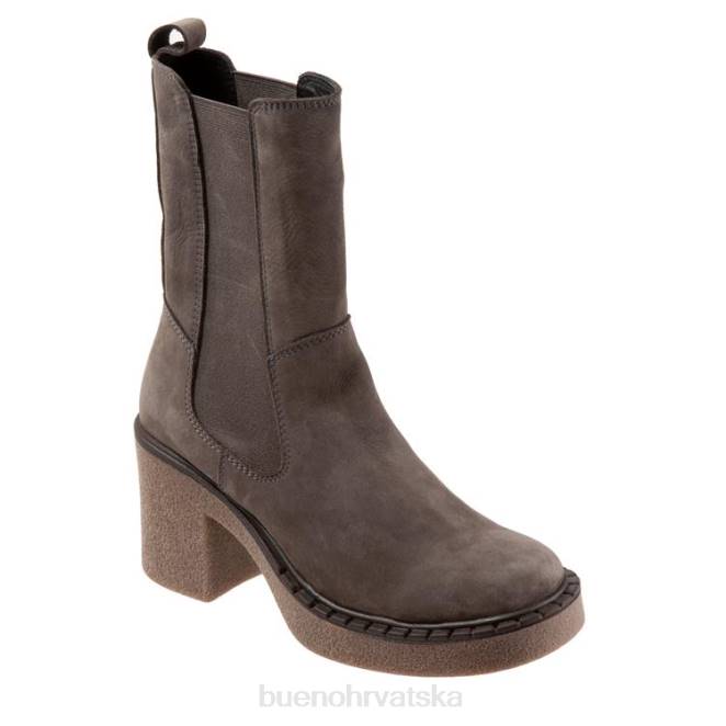 X88626 Bueno Footwear srce žene sivi nubuk čizme