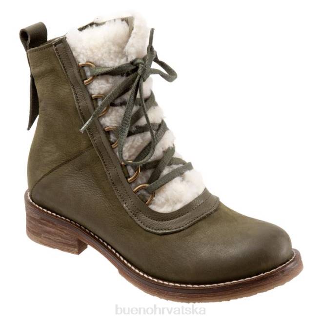 X88677 Bueno Footwear medvjedić žene kaki nubuk čizme