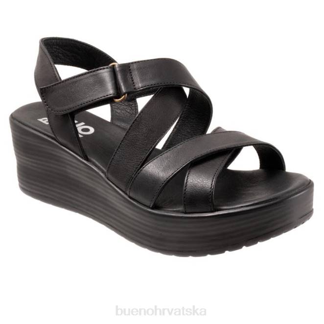 X886291 Bueno Footwear nadia žene crno pete