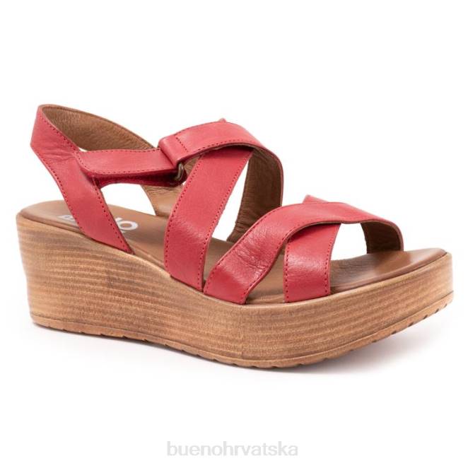 X886293 Bueno Footwear nadia žene Crvena pete