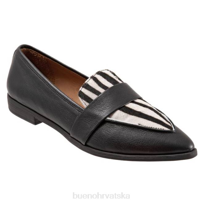 X886150 Bueno Footwear barnes žene crna zebra stanovima