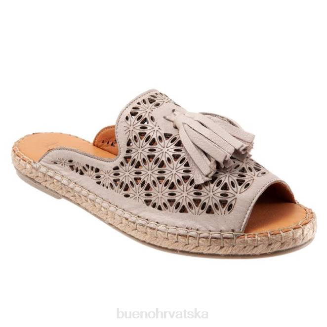X886161 Bueno Footwear naven žene Svijetlo siva stanovima