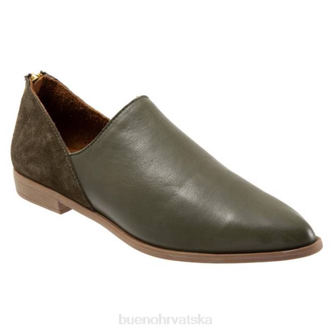 X886184 Bueno Footwear dečko žene tamnozelene stanovima